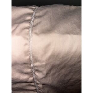 Ralph Lauren button Hemstitch Pillow Sham  Beige Tan one, cotton button close